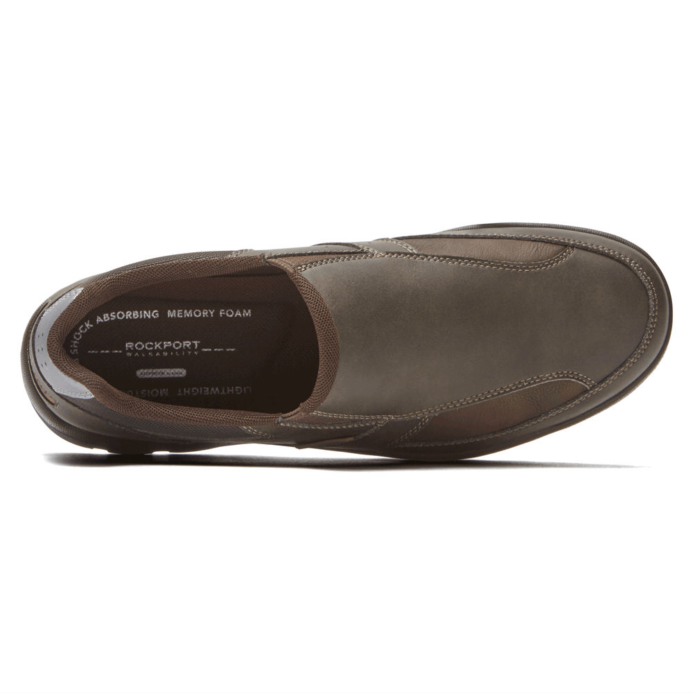 Rockport Mens Get Your Kicks - Slip-On Brown - RBN238457